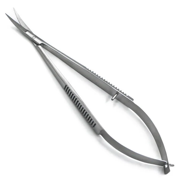 DHS-02-484-16. Ножиці очні за Ваннасом, вертикально-зігнуті, гострокінцеві, 160 мм. DURABLE